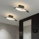 Modern white minimalist led ceiling light strip living room
