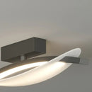 Modern white minimalist led ceiling light strip living room