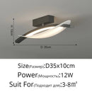 Modern white minimalist led ceiling light strip living room