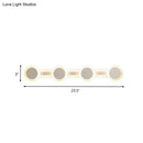 Modern white minimalist led vanity light bathroom wall sconce 110v-120v