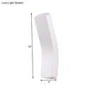 Modern white minimalist led wall lamp corridor warm white light