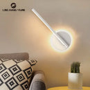 Modern white minimalist led wall sconce bedroom lamp