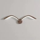 Modern white nordic avian style wall lamp bedroom wing sconce