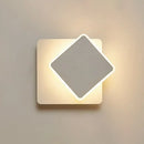 Modern white nordic led wall lamp bedroom shaded acrylic light 110v-120v