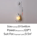 DecorBites™ Bear Bedroom Wall Lamp: Modern Chandelier for Living Room, Study & Dining Room