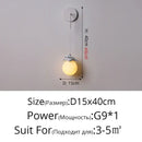 DecorBites™ Bear Bedroom Wall Lamp: Modern Chandelier for Living Room, Study & Dining Room