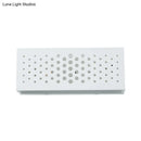 Modern white perforated rectangle wall sconce bedroom wall light