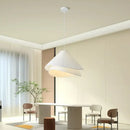 Modern white pleated e27 fabric chandelier bedroom pendant light