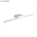 Modern white pole vanity lighting warm white led bathroom wall light