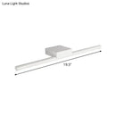 Modern white pole vanity lighting warm white led bathroom wall light