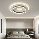 Modern white rectangular led chandelier living room ceiling light