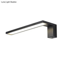 Modern white rectangular led wall lamp – bedroom warm white light