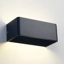 Modern white rectangular wall lamp – bedroom warm white sconce