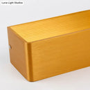 Modern white rectangular wall lamp – bedroom warm white sconce