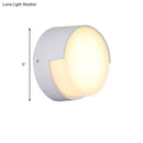 Modern white rectangular wall light warm white hallway direct wired