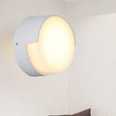 Modern white rectangular wall light warm white hallway direct wired