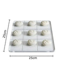 Modern white resin pieces acrylic tic-tac-toe set living room decor