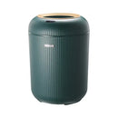 Modern white ribbed 10l luxury sensor trash can kitchen decor