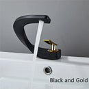 DecorBites™ Brass Bathroom Basin Faucet in Elegant Rose Gold Finish