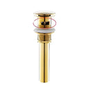 DecorBites™ Brass Bathroom Basin Faucet in Elegant Rose Gold Finish