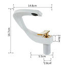 DecorBites™ Brass Bathroom Basin Faucet in Elegant Rose Gold Finish