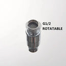 Modern white round rainfall shower head bathroom fixture