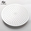 Modern white round rainfall shower head bathroom fixture