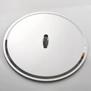 Modern white round rainfall shower head bathroom fixture