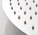 Modern white round rainfall shower head bathroom fixture