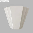 Modern white sector flush mount led wall sconce – living room light