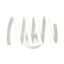 Modern white & silver spiral acrylic led wall sconce bedroom light
