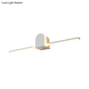Modern white slim rod bath vanity led wall sconce 110v-240v
