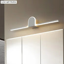 Modern white slim rod bath vanity led wall sconce 110v-240v