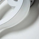 Modern white spiral led wall sconce 8 inch fixture corridor light