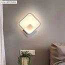 DecorBites™ Modern LED Bedside Wall Light - Aluminum Minimalistic Sconce Lighting in Black/White, 8"/10"/12.5" Dia