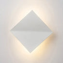 White Square Acrylic Ambient Wall Sconce