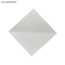 DecorBites™ Stylish Curved Wall Sconce with Acrylic Squared Shade: Warm/White LED Bedroom Lamp