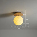 Modern white textured ceramic wood led ceiling light bedroom