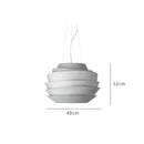 Modern white tiered industrial iron art pendant lights kitchen decor