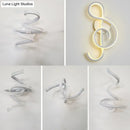 DecorBites™ Musical Note LED Wall Sconce - Stylish Home Wall Mount Lighting for Bedroom or Living Room Décor