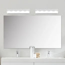 Modern white wave led vanity light fixture bathroom wall lamp