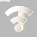 Modern white wifi led wall lamp sconce light for bedroom
