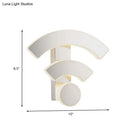 Modern white wifi led wall lamp sconce light for bedroom