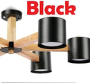 Modern white wood chandelier – kitchen island lighting fixture