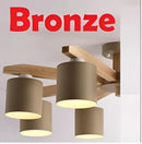 Modern white wood chandelier – kitchen island lighting fixture