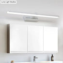 Modern white & wood led wall lamp bathroom vanity light