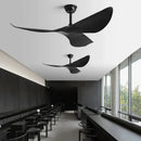 Modern wood 52 inch dc ceiling fan for living room