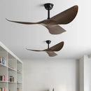 Modern wood 52 inch dc ceiling fan for living room