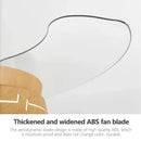 Modern wood and acrylic ceiling fan light bedroom fixture