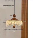Modern wood and crystal iceberg acrylic pendant lights dining room